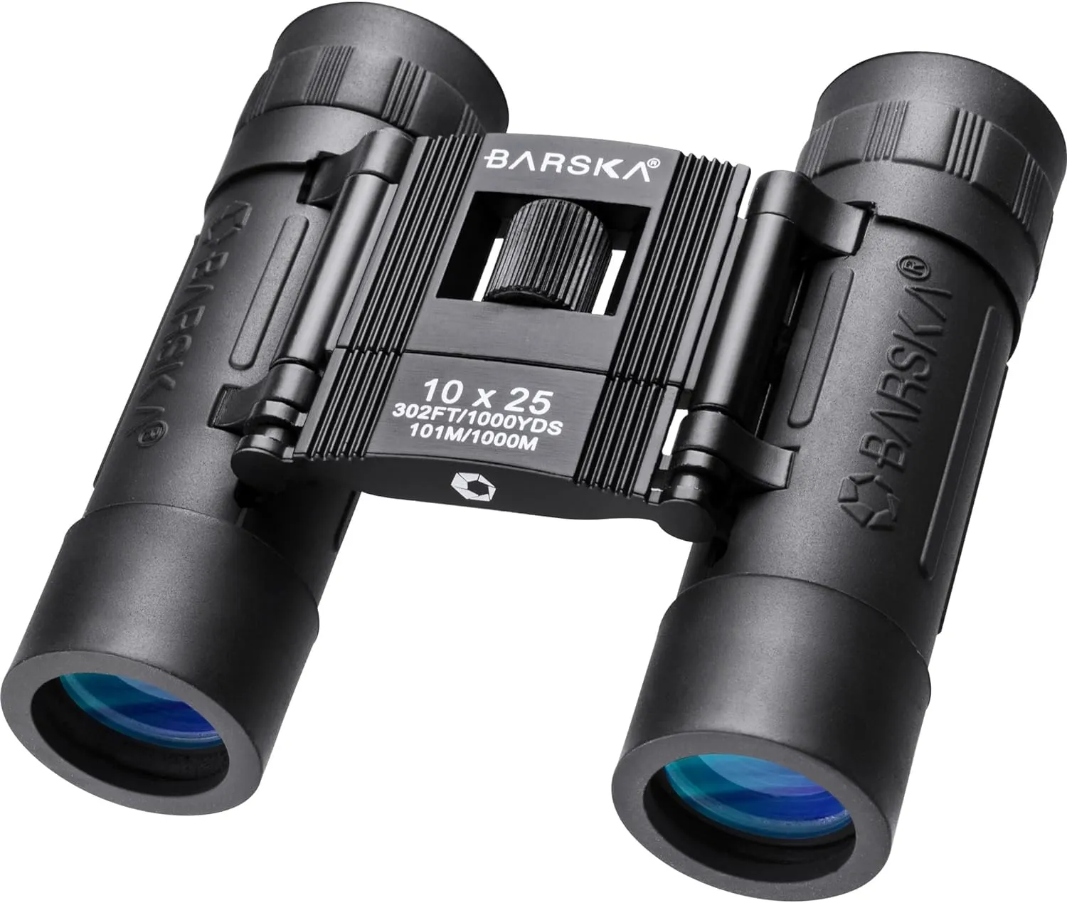 Barska Lucid View 10x25 Classic Compact Binoculars for Outdoor Travel Hunting Hiking Events