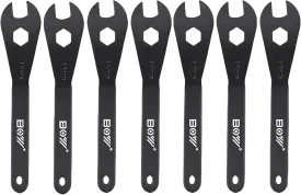 Bike Cone Wrench Set Tool, Bicycle Wheel Hub Axle Nut Installer Remover Cycling Wrench (Wrench13-14-15-16-17-18-19mm)