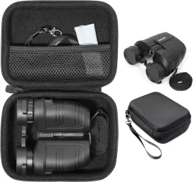 Binoculars Case Compatible with 15x25, 12x25, 10x25, 16x21 Binoculars Like Occer, Hontry, Gskyer, SkyGenius, Aurosports, Pentax, Beenate, L-Byakov, Mahauk, Leupold