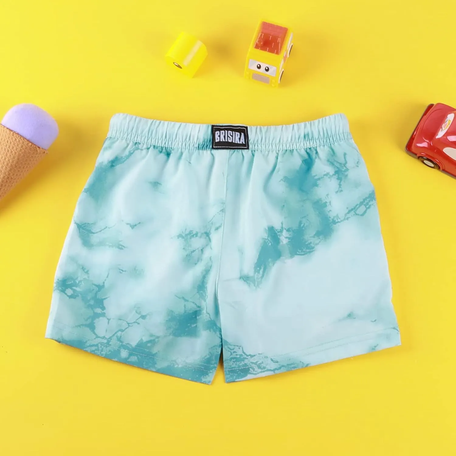 BRISIRA Boys Swim Trunks Bathing Suit Compression Boxer Brief Liner Swim Shorts Swimsuit Anti-Chafe Toddler Kids Youth Teen