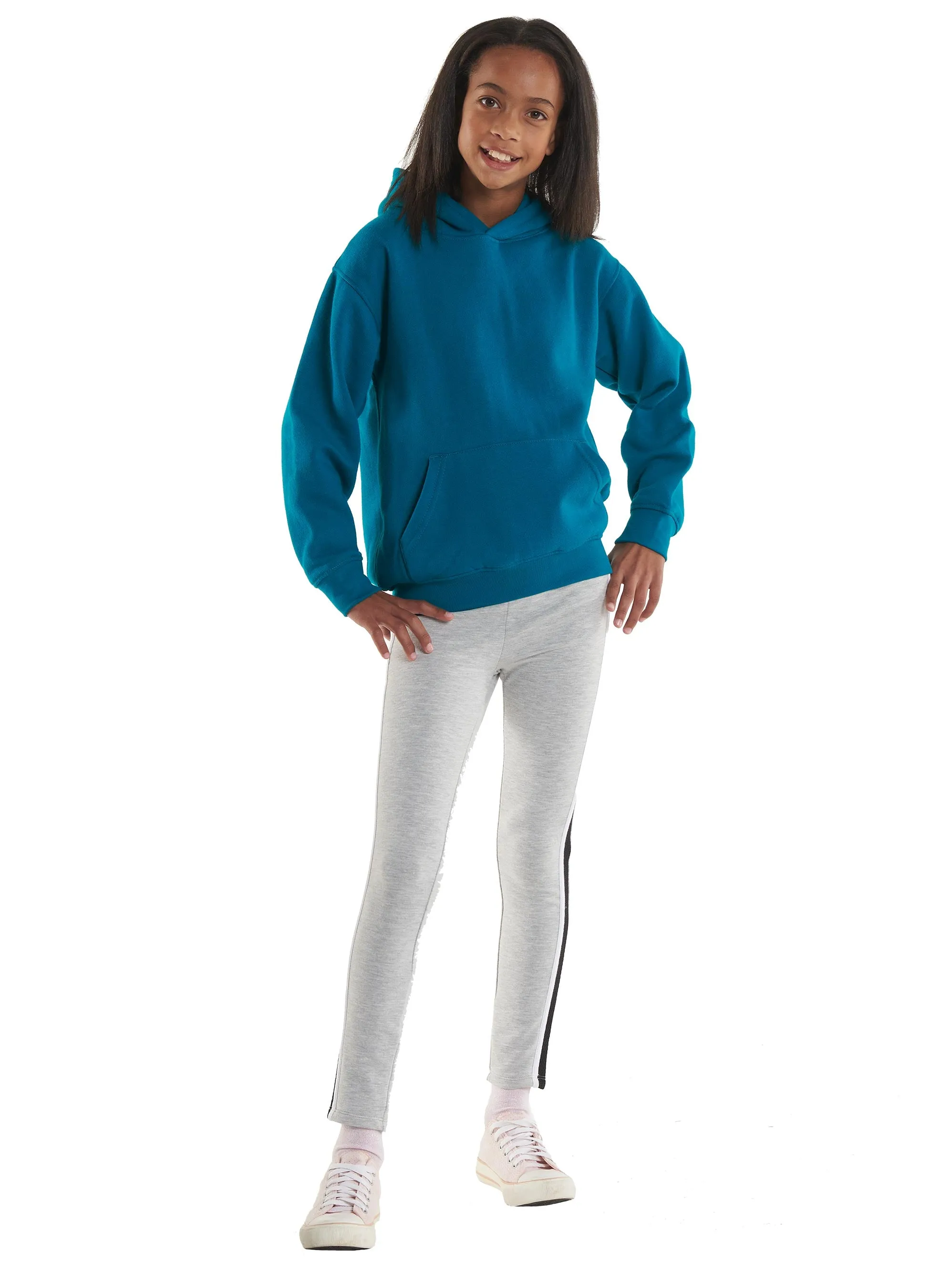Childrens Classic Hooded Sweatshirt | Black