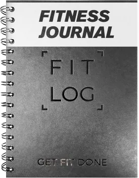 Cossac Undated Fitness Journal & Workout Planner - Designed by Experts Gym Notebook, Workout Tracker,Exercise Log Book for Men Women