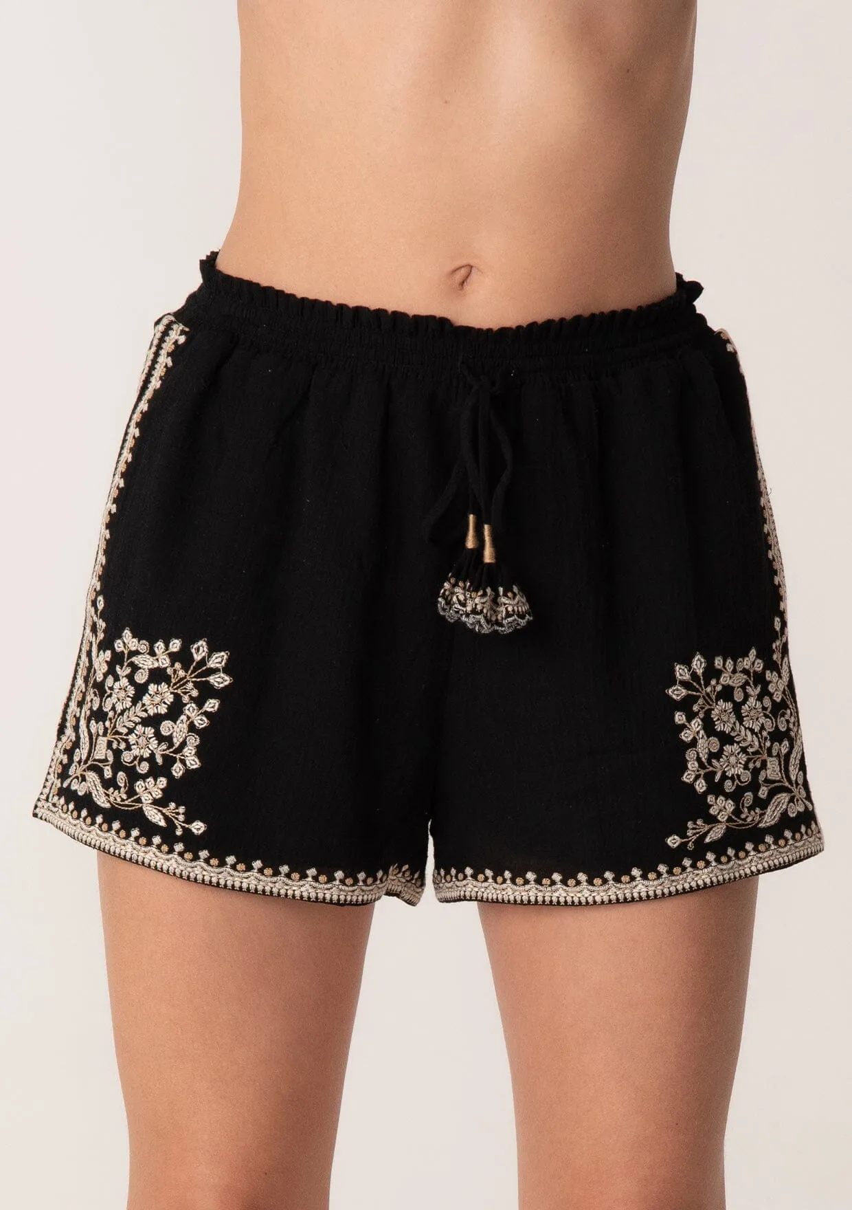 Dixie Cotton Embroidered Short