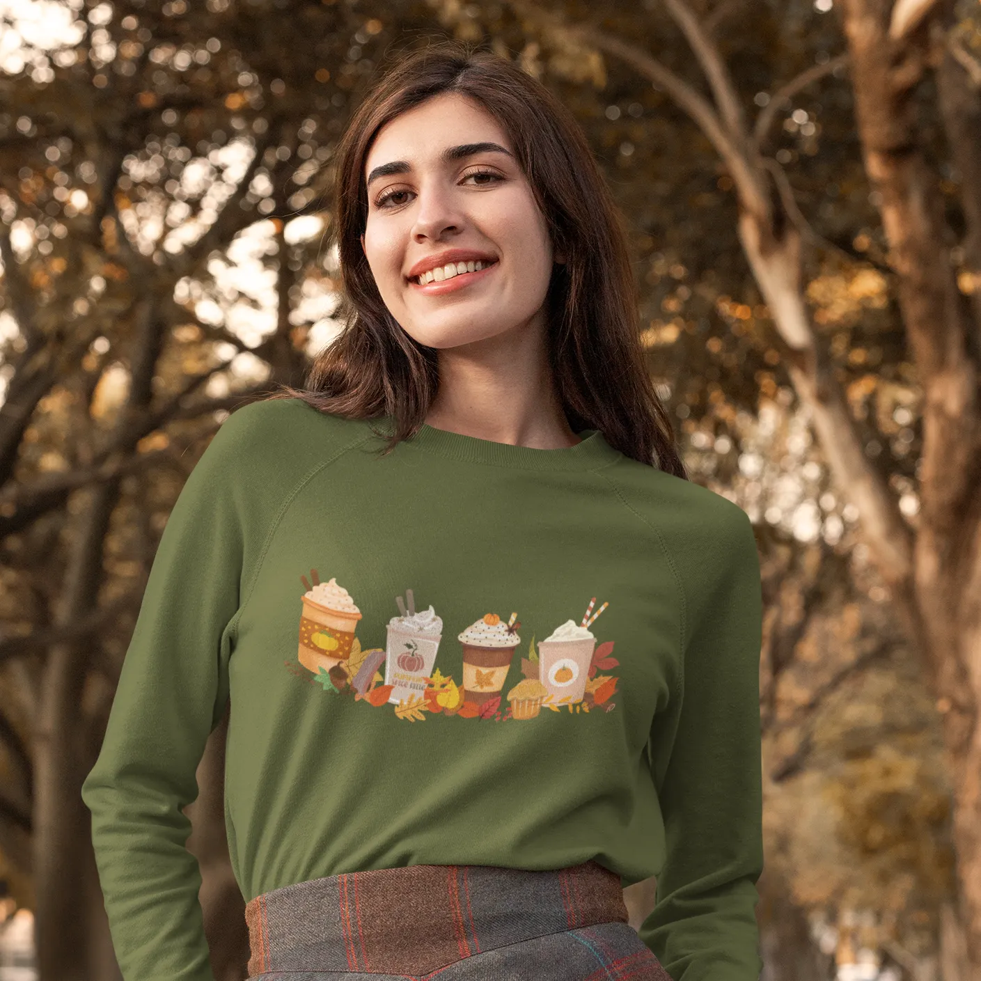 Fall Coffee Sweatshirt for Women, Vintage Thanksgiving Sweater, Fall Crewneck Pumpkin Spice Sweatshirt