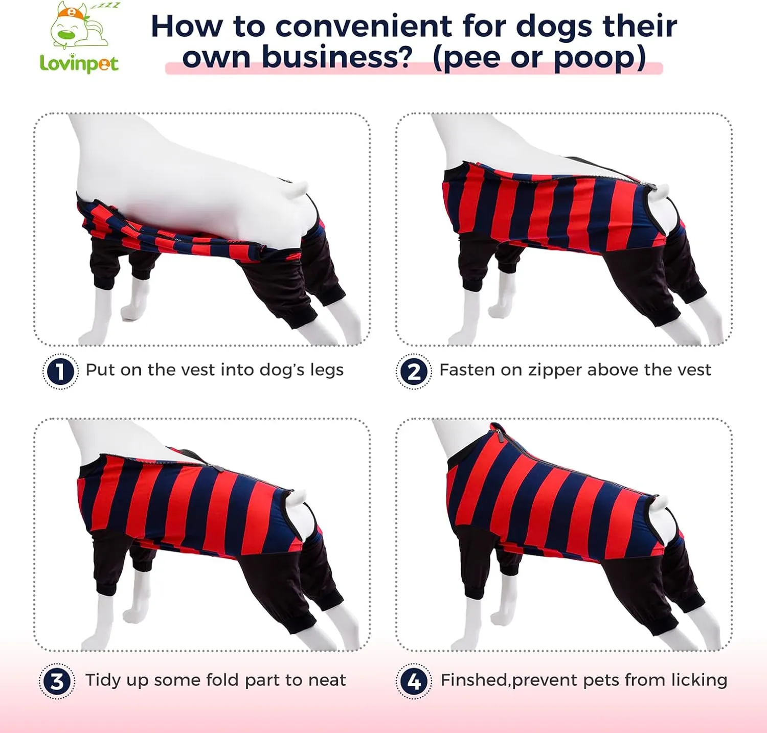 LovinPet Dog Recovery Suit for Large Medium Dogs Anti Licking Bodysuit Dog Bodysuit for Abdominal Wound After Surgery Cut-Out Design of Abdomen Bodysuit Onesie for Shedding Skin Disease,3XL