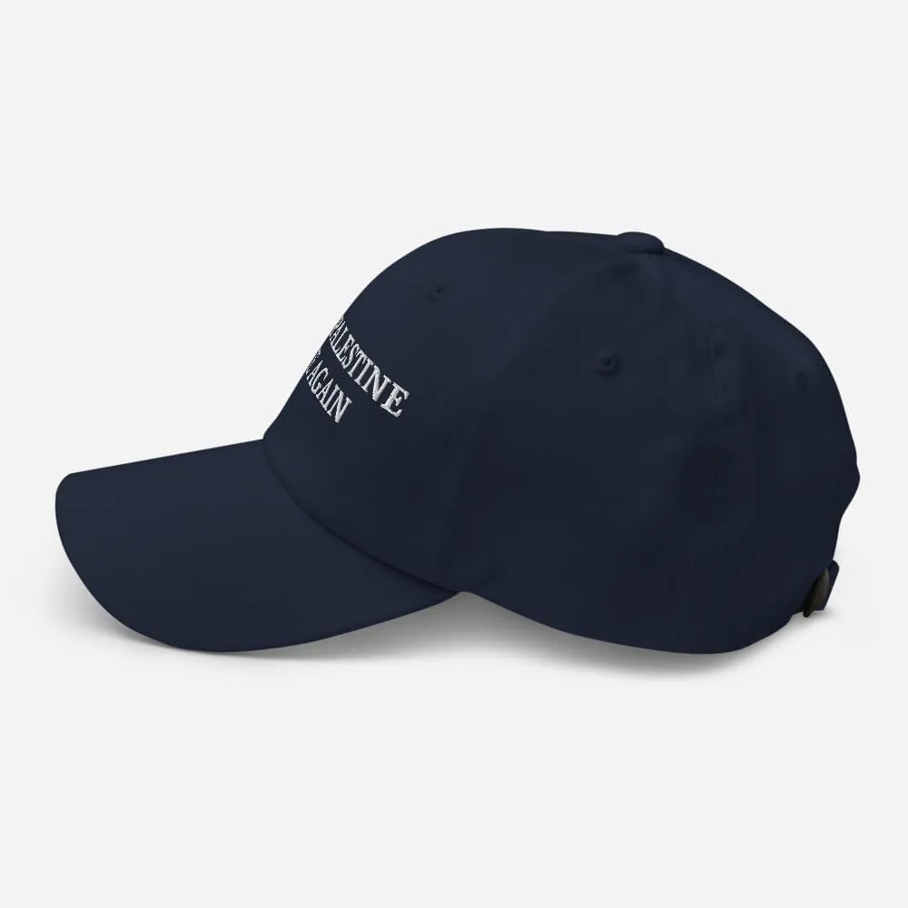 Make Palestine Free Again Hat - Embroidered Adjustable Dad Cap - Casual Wear Social Justice Free Palestine Ball Cap
