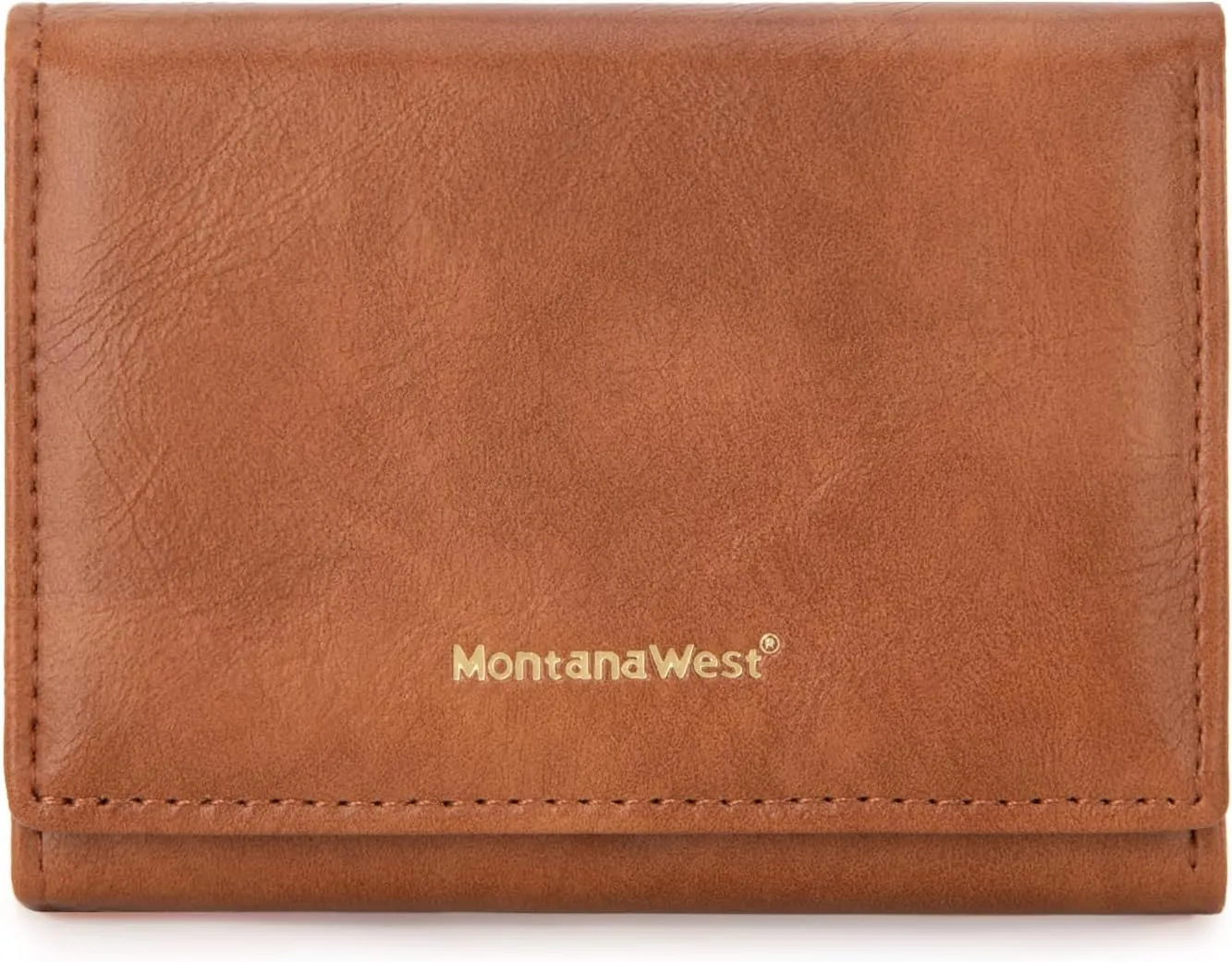 Montana West Small Wallet Woman Womens Slim Wallet RFID Credit Card Holder Trifold Wallets for Women with ID Window