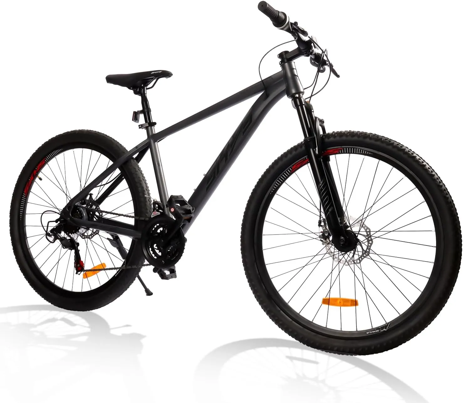 Mountain Bike for Men/Women, 26''/27.5" Sizes, 21-Speed Twist Shifting, Disc Brakes, Adult MTB Bicycle with Suspension Fork, Easy Assembly, Ideal for Adventurers
