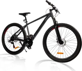 Mountain Bike for Men/Women, 26''/27.5" Sizes, 21-Speed Twist Shifting, Disc Brakes, Adult MTB Bicycle with Suspension Fork, Easy Assembly, Ideal for Adventurers