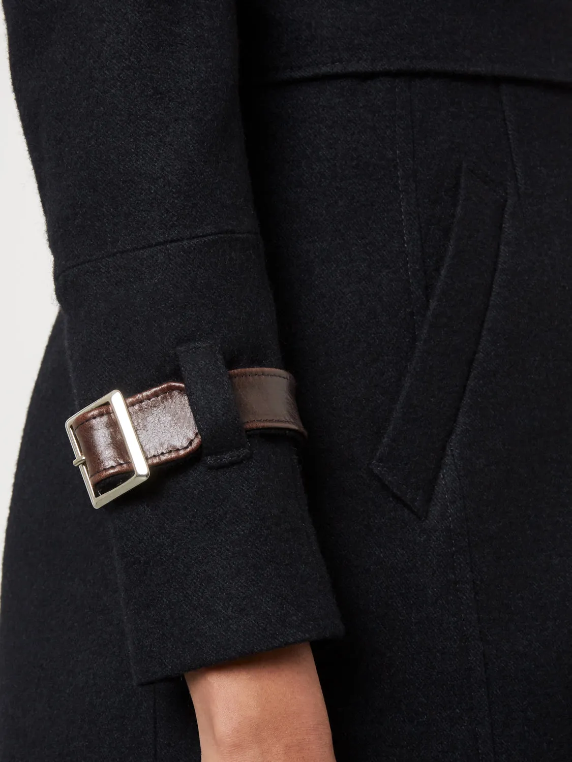 Navy London Coat