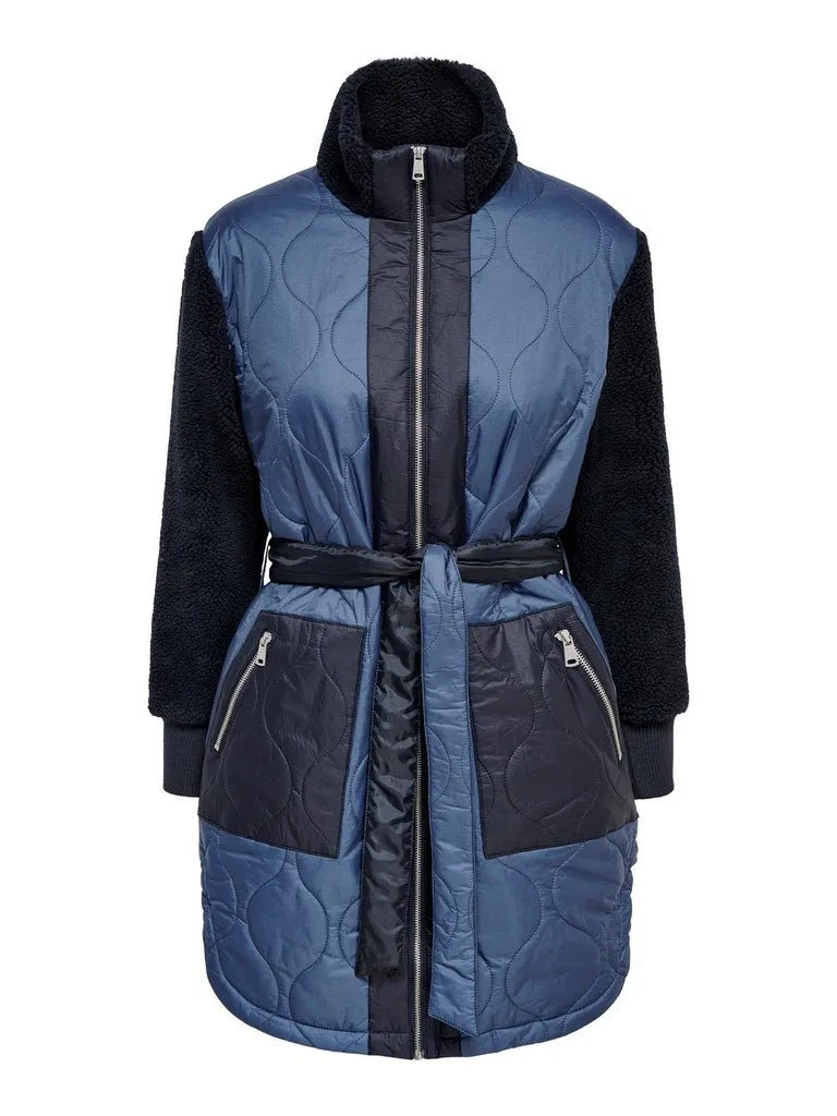 Only Thale - Teddy/quilt mix jakke