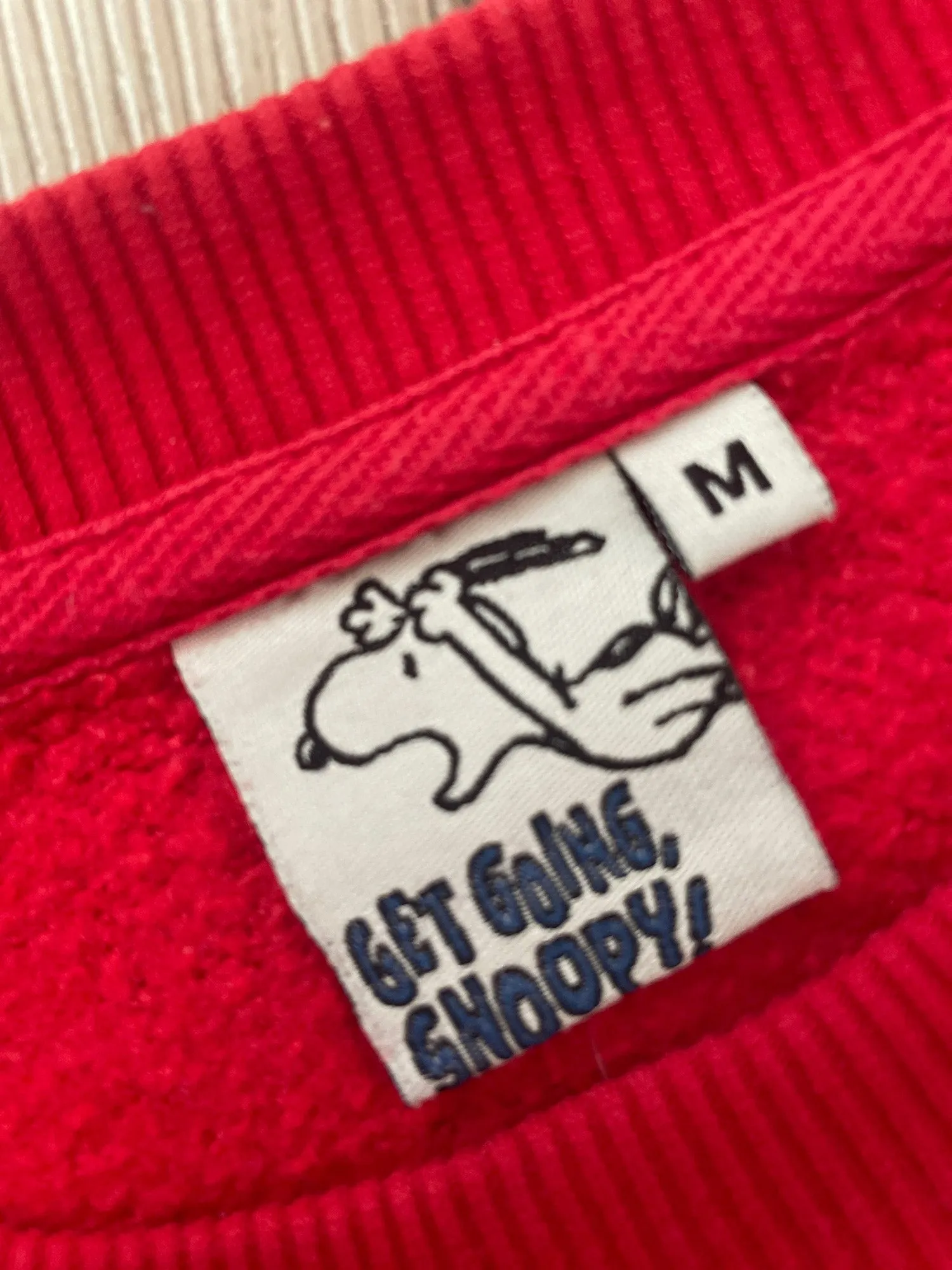 Reworn Vintage - Get Going Snoopy Sweatshirt. Med