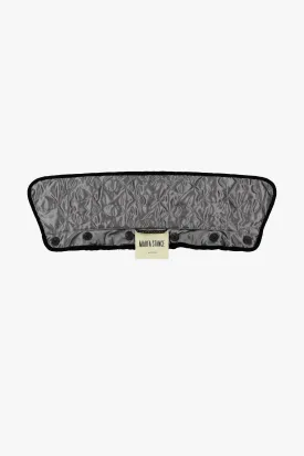 Satin Quilt Collar - Anthracite