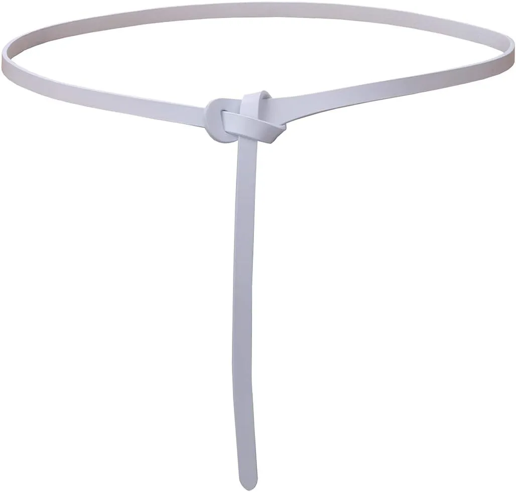 shengweiao Women's Adjustable Leather Belts Fashion Skinny Waist Strap