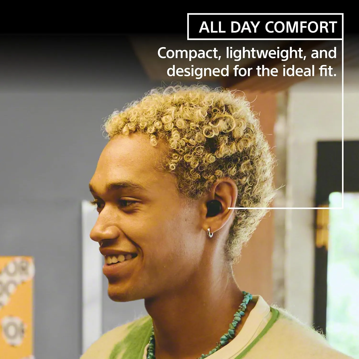 Sony WF-C510 Truly Wireless in-Ear Bluetooth Earbud Headphones with up to 22-Hour Battery, Multipoint-Connection, Mic and IPX4 Water Resistance, Yellow- New