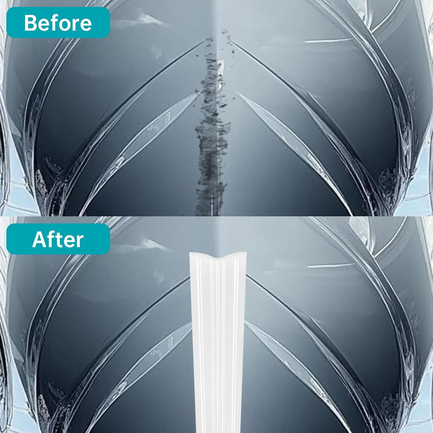 TONGMO Keel Guard: Self-Adhesive Shield Keel Guard for Protecting Fiberglass and Specific Aluminum Boats from Rocks, Oyster Beds, and Scratches 5 Inche Wide