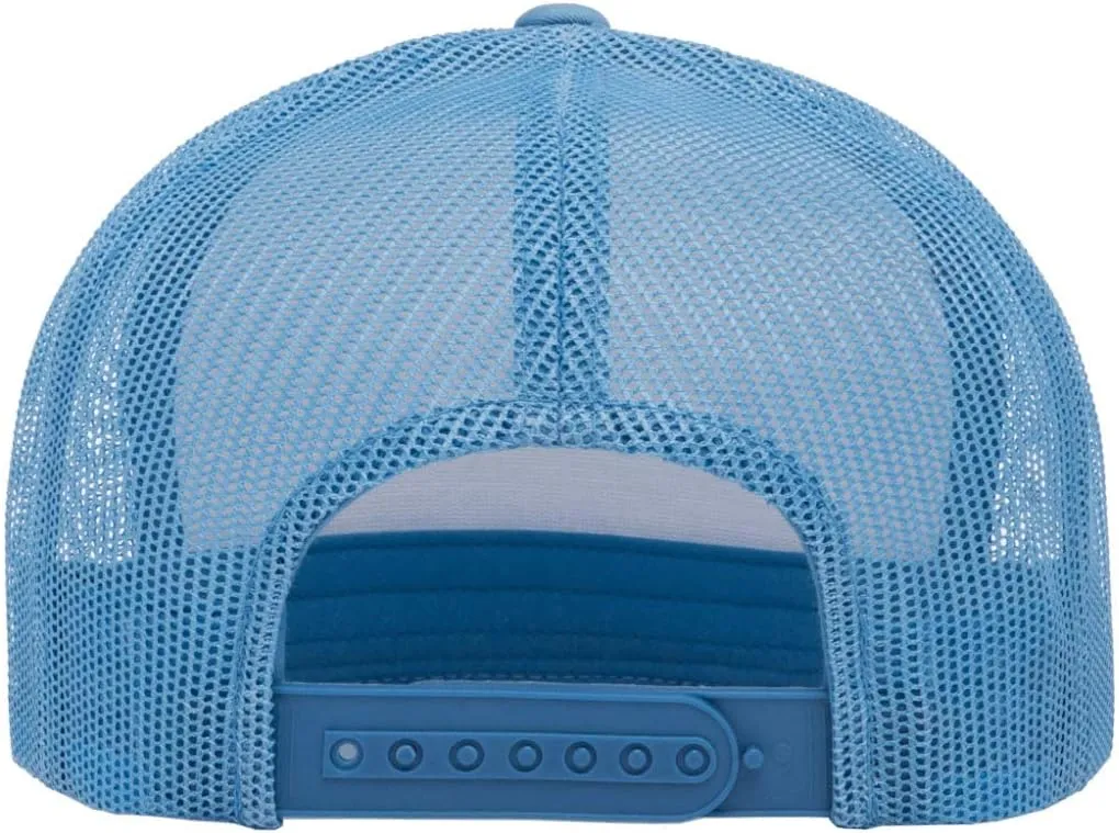 Yupoong 5-Panel YP Classic Trucker Cap | High Profile Flat Visor Snapback | OSFM | Bulk Packs Available